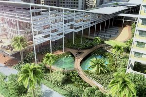 پروژه HDB سنگاپور به عنوان یکی از نمونه‌های استفاده از ایده‌ی بیوفیلیا در طراحی شهری