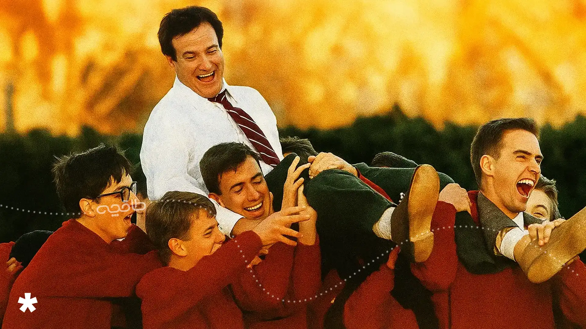 تصویری از نیل و تاد در انجمن شاعران مرده