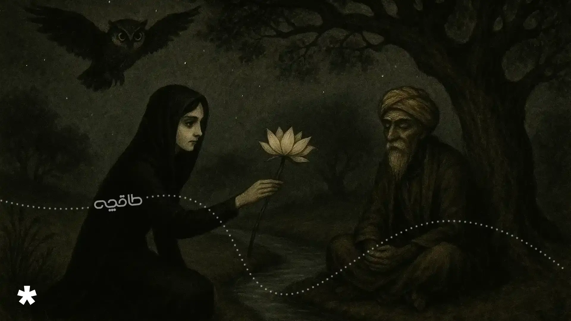 تصویر زن اثیری در بوف کور