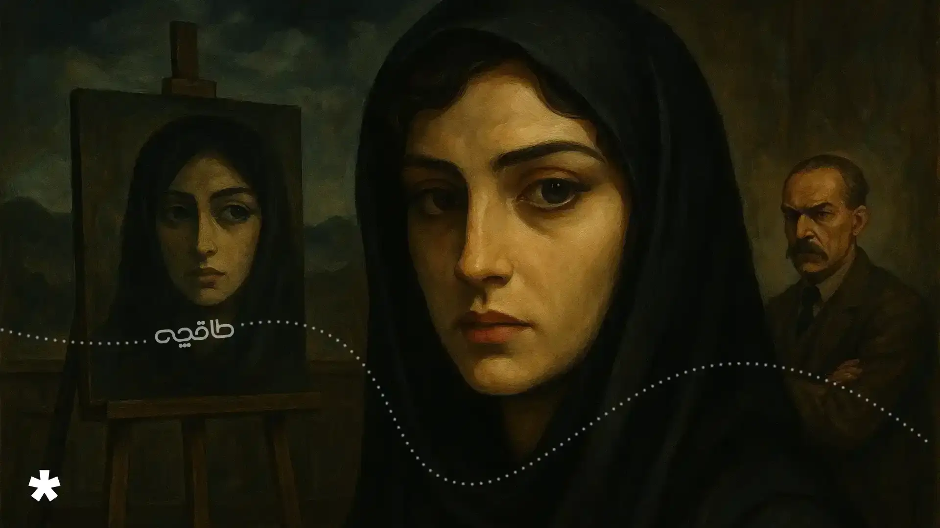 تصویر استاد ماکان در چشمهایش